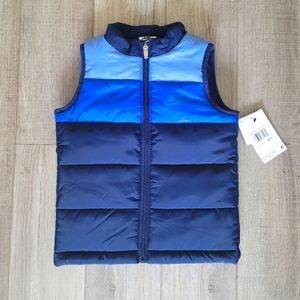 Brand New Boys kids toddler Nike snow coat vest blue. 4T